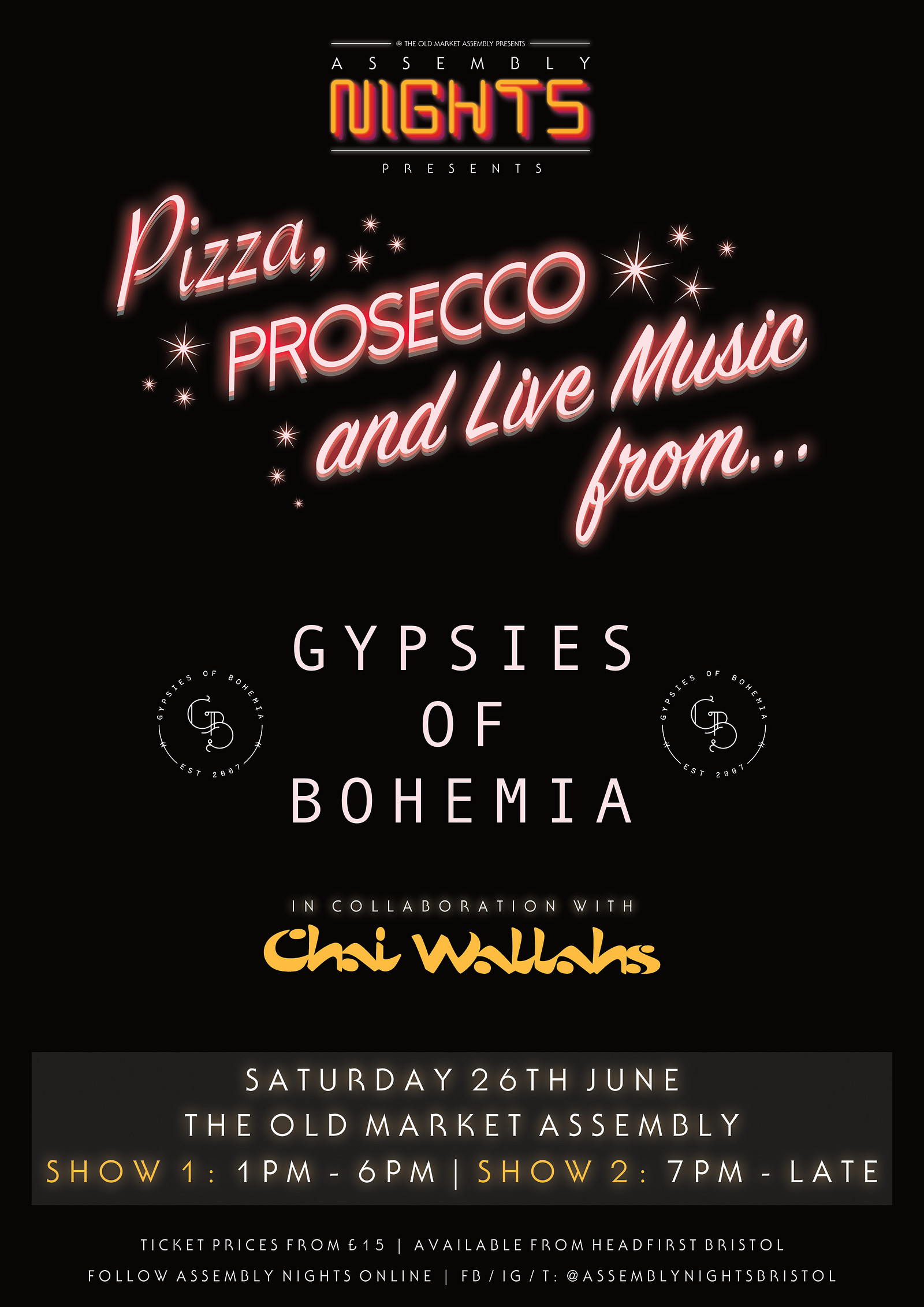 CANCELLED - Gypsies of Bohemia - at The Old Market Assembly