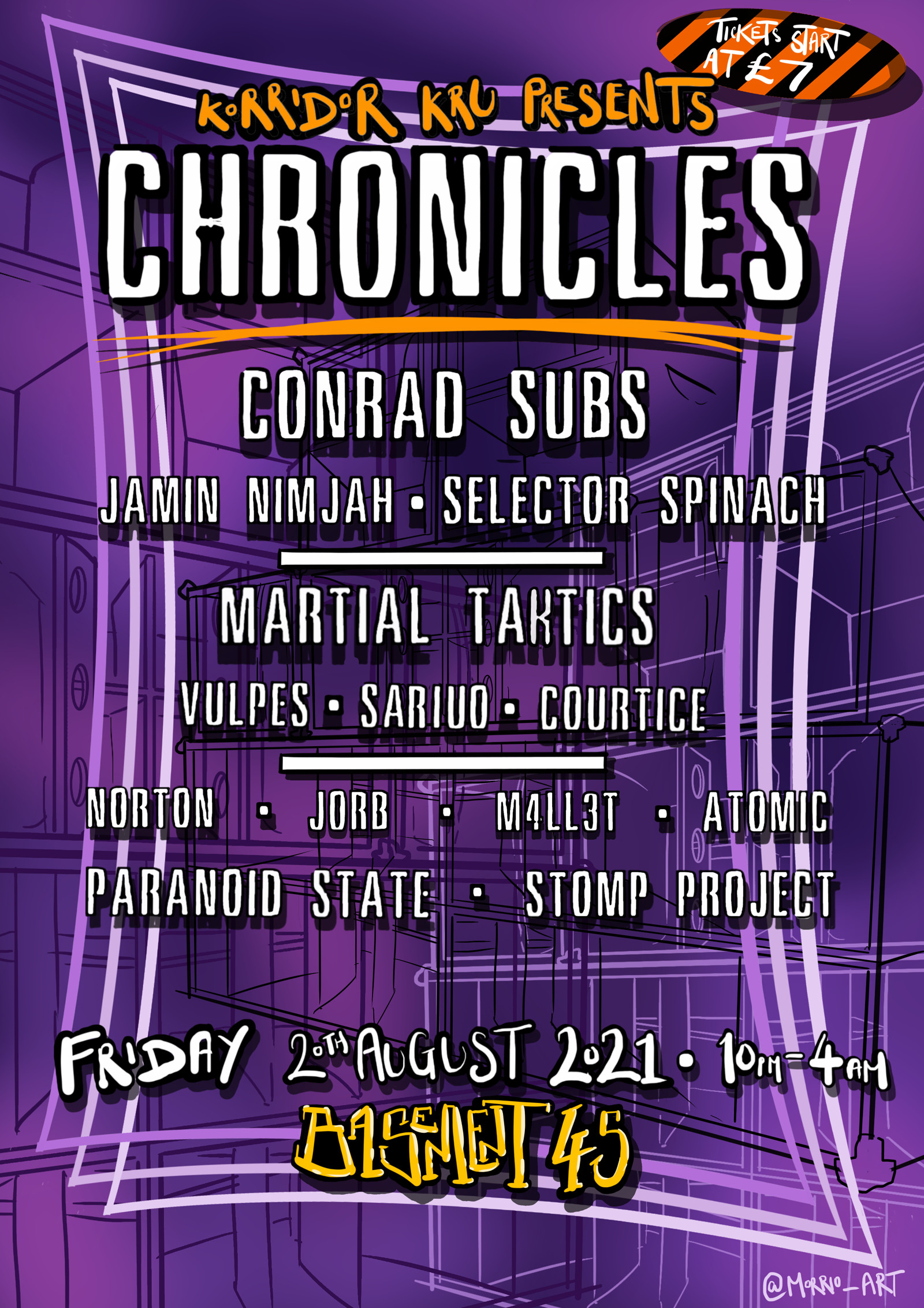 Korridor Kru Presents: Chronicles at Basement 45