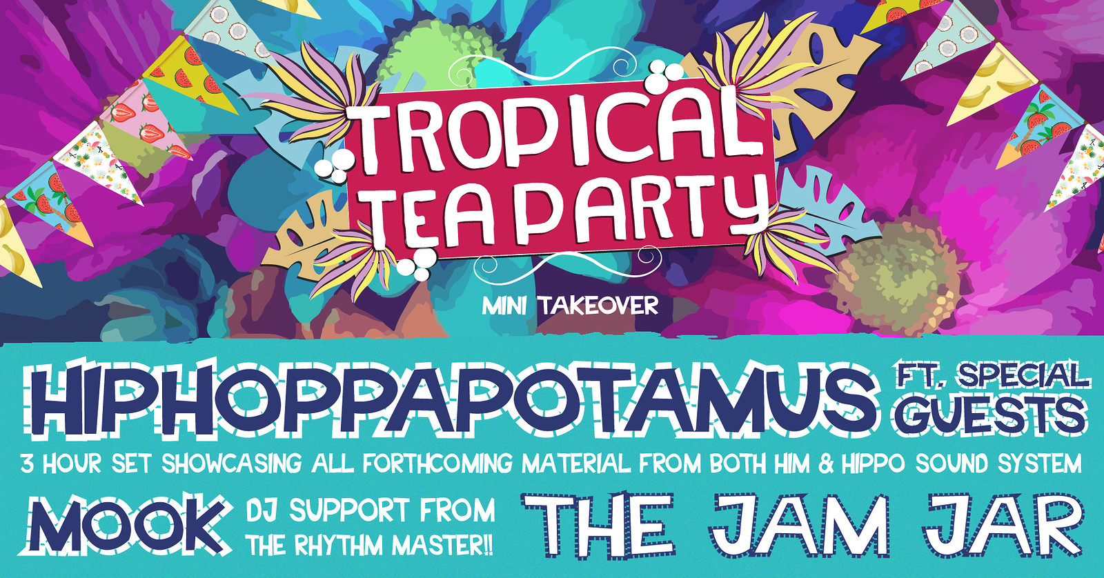 Tropical Tea Party at Jam Jar