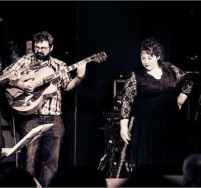 Ríoghnach Connolly and Ellis Davies at Boiling Wells Amphitheatre