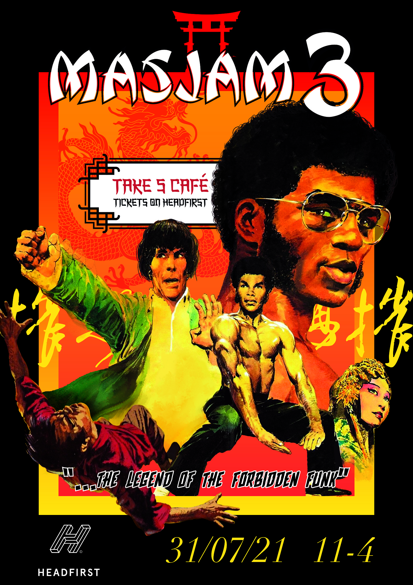 MÁSJAM 3: THE LEGEND OF THE FORBIDDEN FUNK at Take Five Cafe