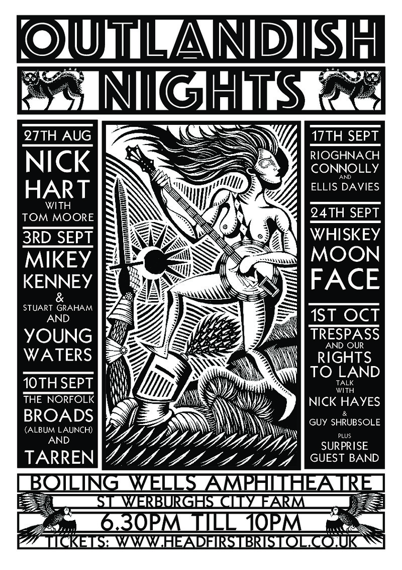 Norfolk Broads  and Tarren at Boiling Wells Amphitheatre, Boiling Wells Ln, Bristol BS2 9XY