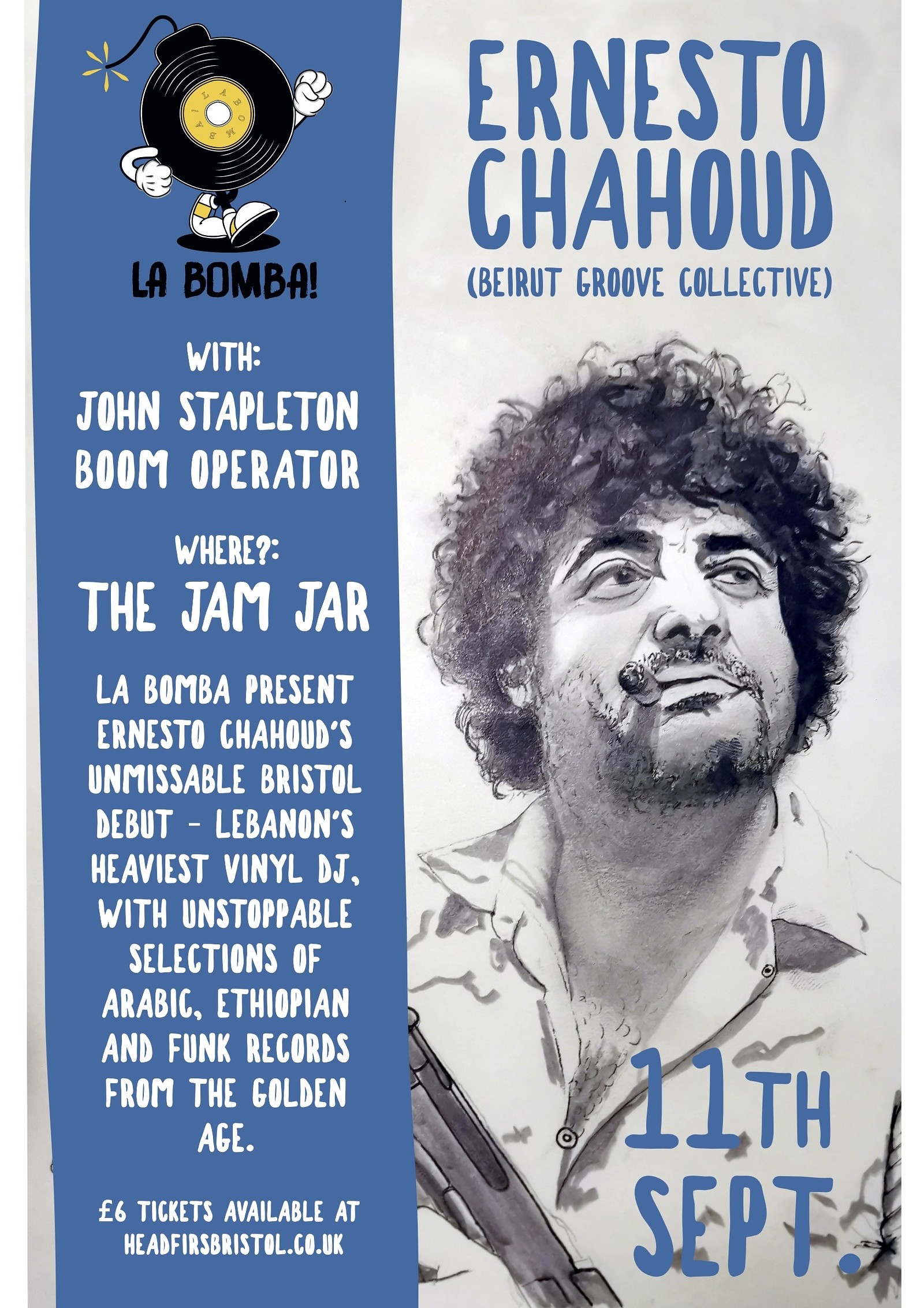 La Bomba with Ernesto Chahoud at Jam Jar