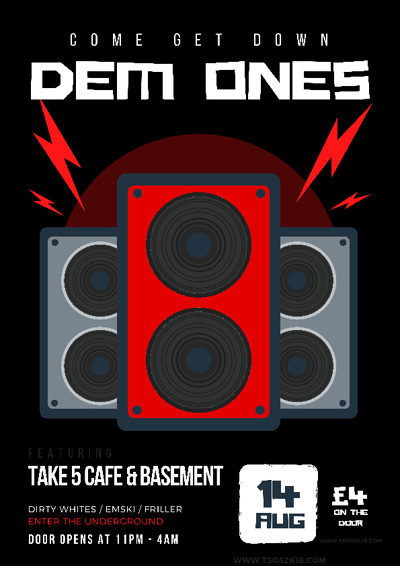 Dem ones at Take Five Cafe