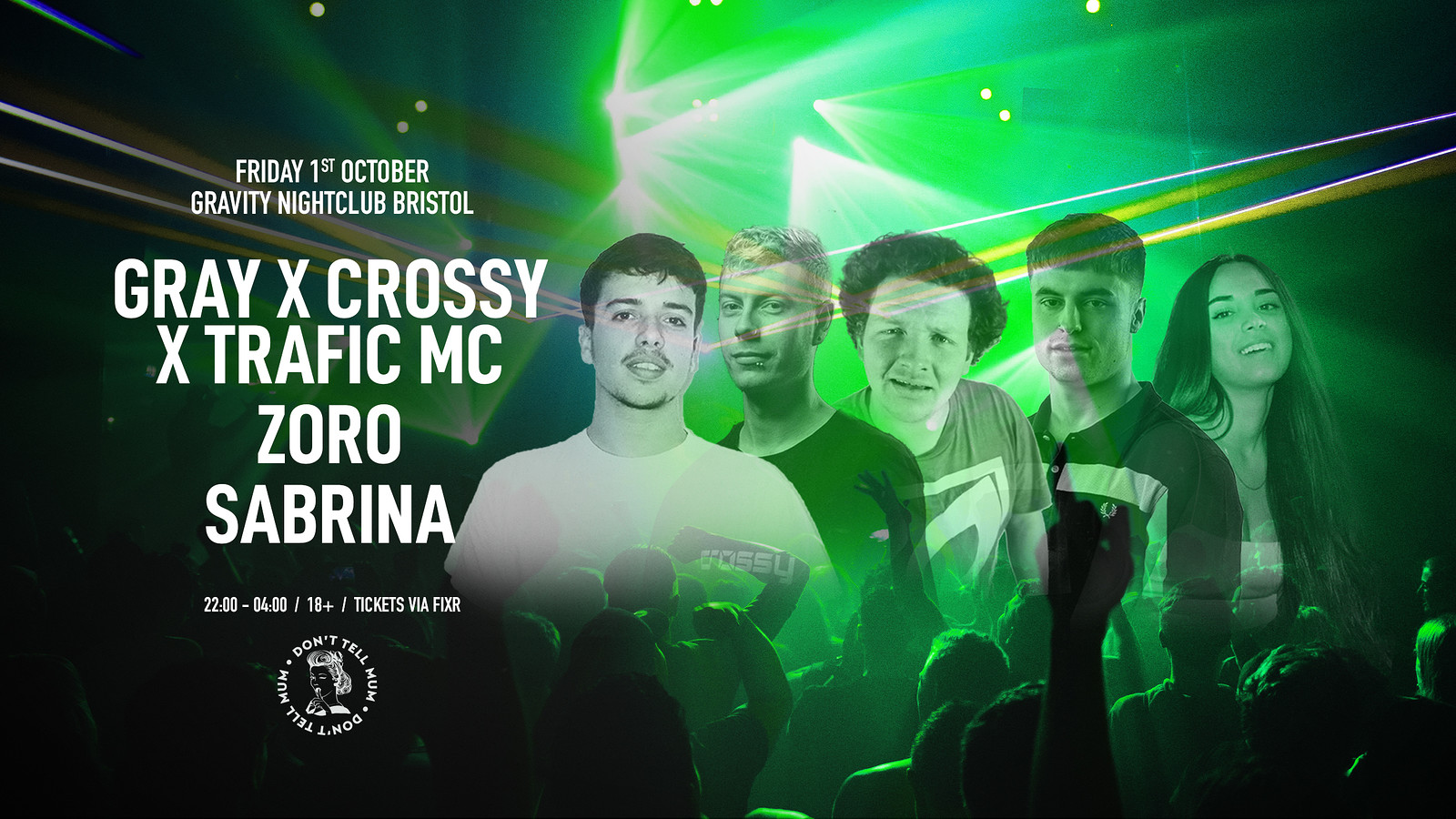 DTM • Gray B2B Crossy w/ Trafic, Zoro, Sabrina at Gravity
