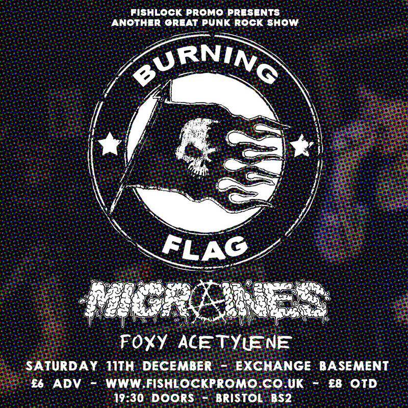 Burning Flag at Exchange