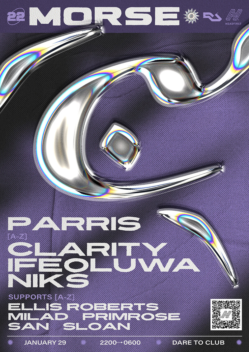 Morse: Parris, Clarity, Ifeoluwa, NIKS, San & more at Dare to Club