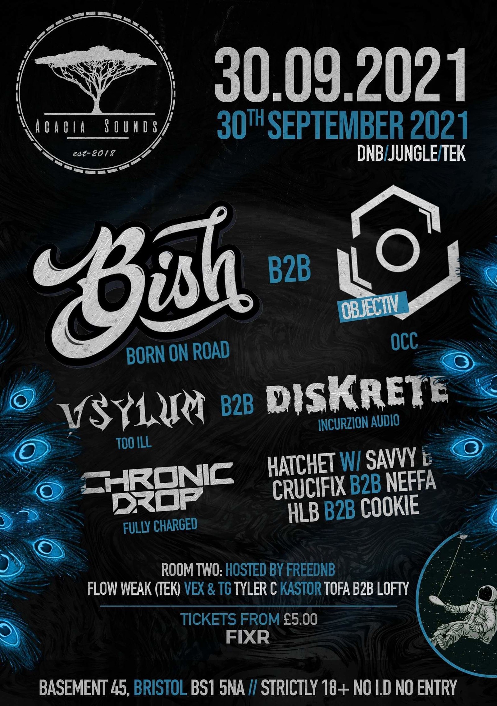 Acacia Sounds x FDNB - Bish b2b Objectiv at Basement 45
