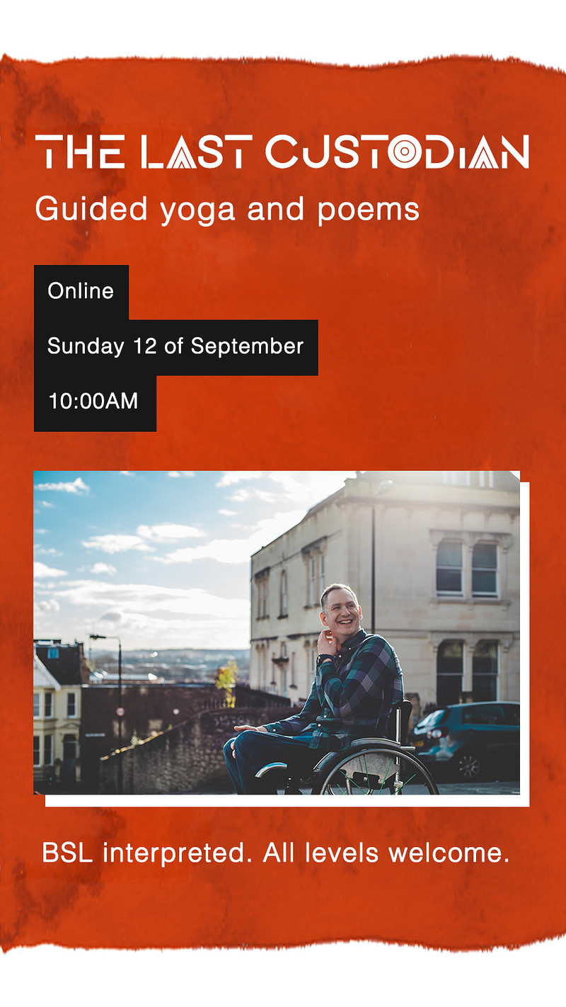 The Last Custodian: Accessible Yoga & Poems at Online