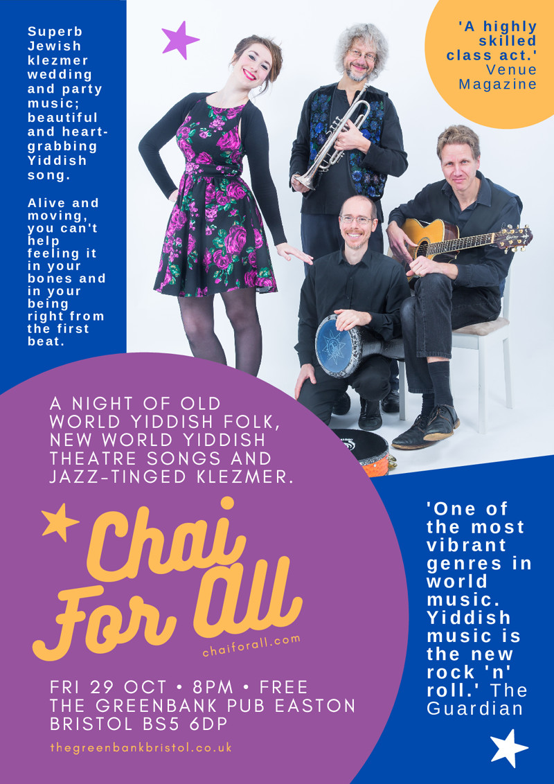 Chai For All at The Greenbank