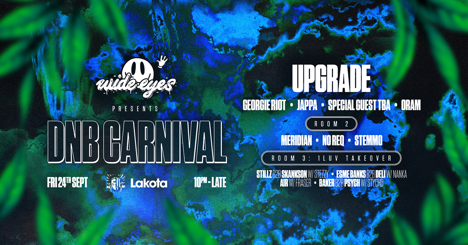 Wide Eyes: Freshers' DnB Carnival at Lakota