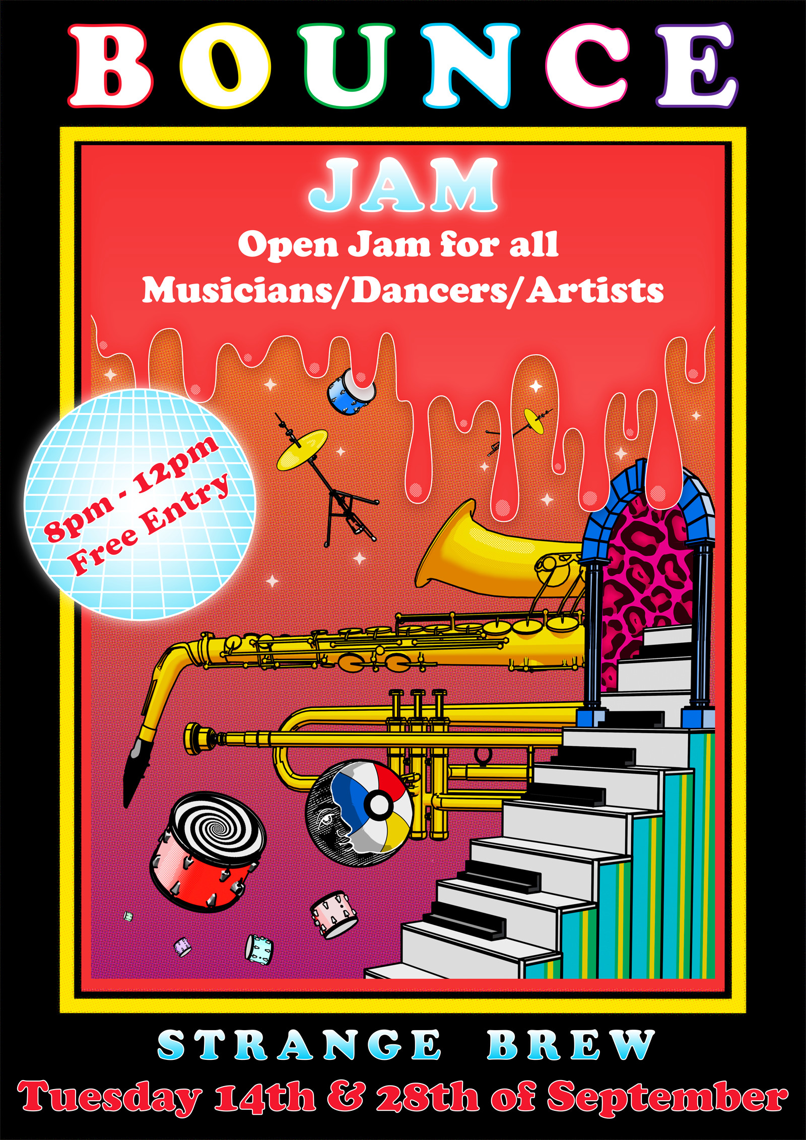 Bounce - open jam at Strange Brew