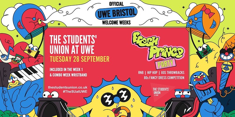 Fresh Prince Party at The Students' Union at UWE