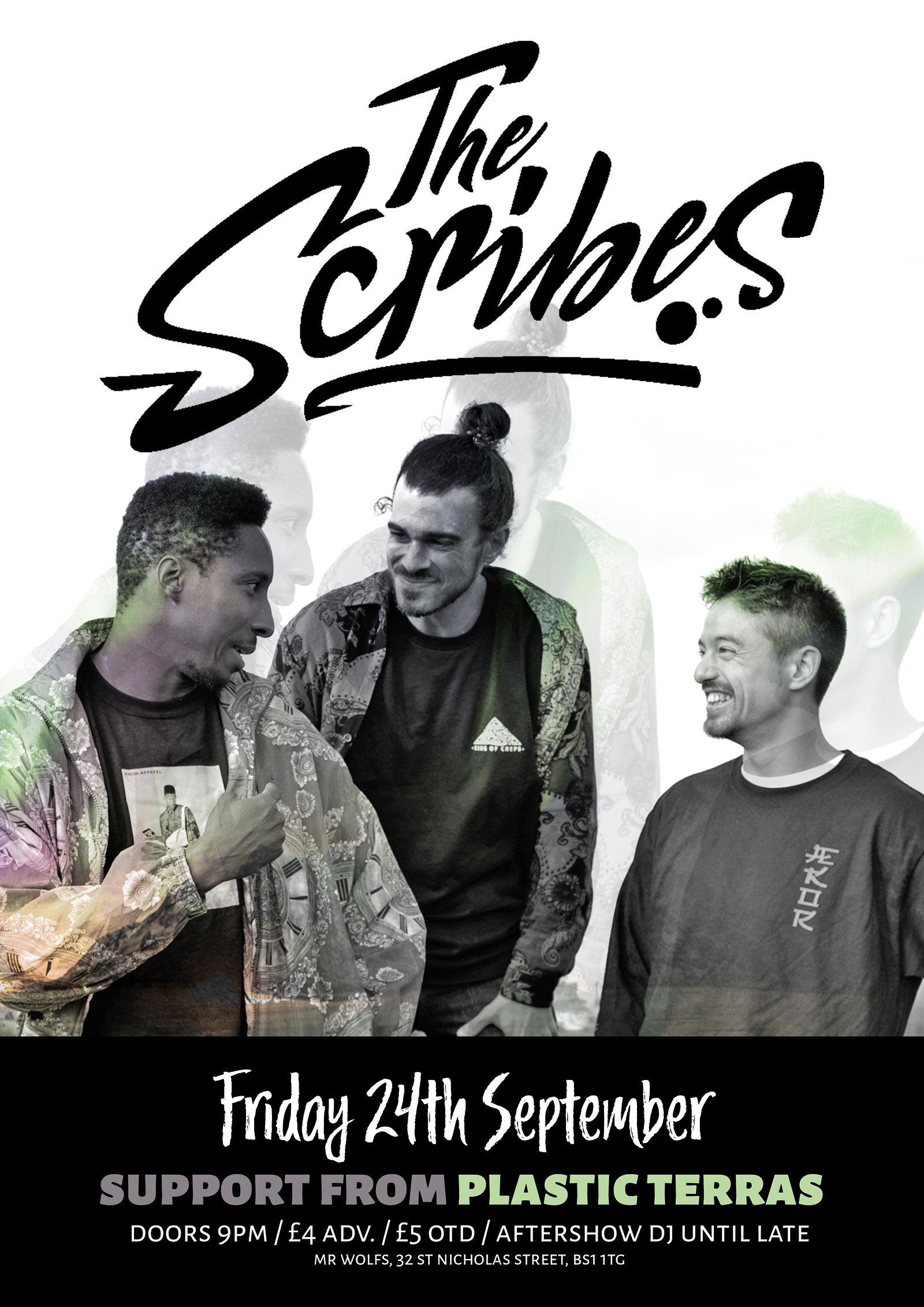 Scribes + Plastic Terras at Mr Wolfs
