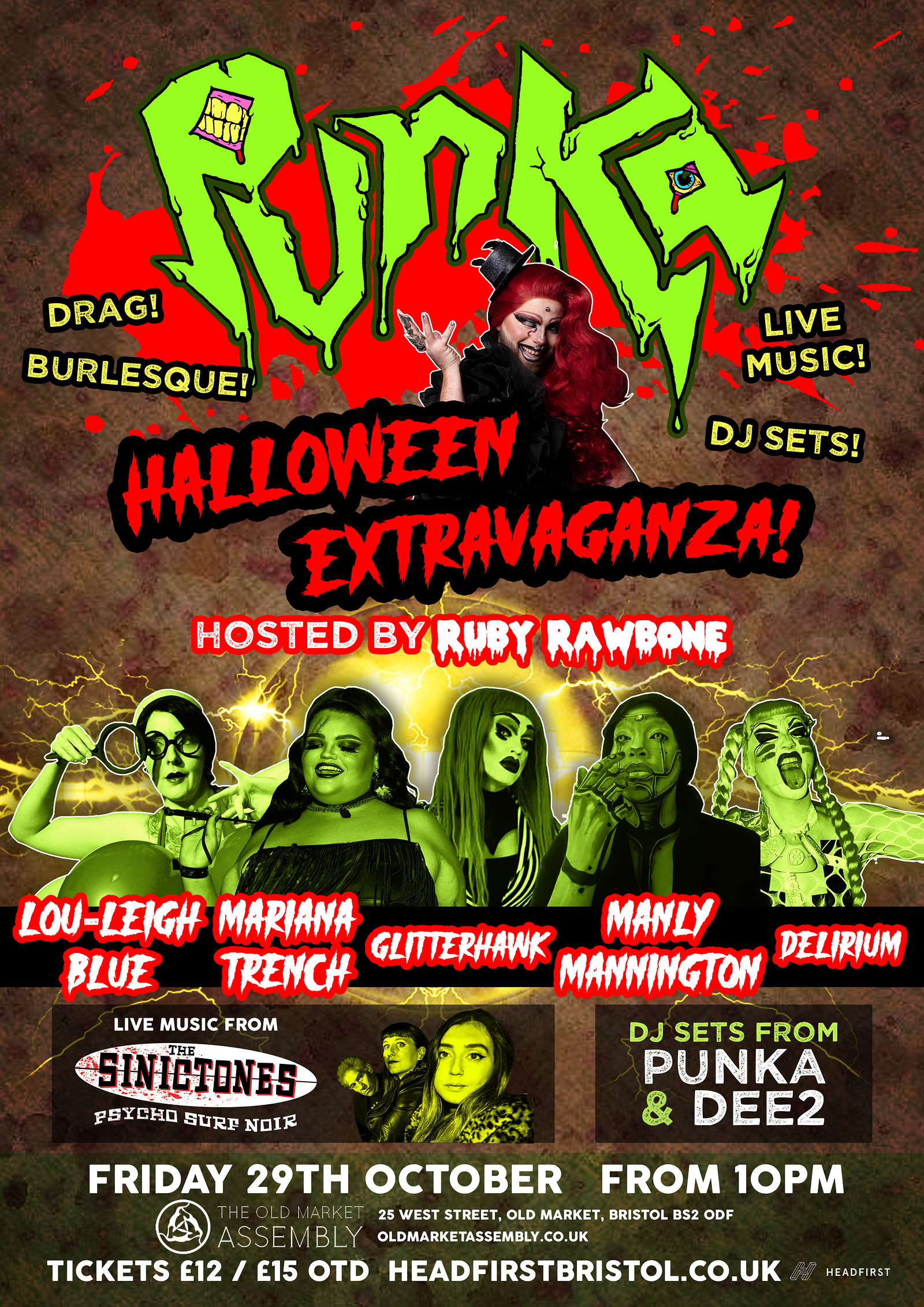 PUNKA HALLOWEEN EXTRAVAGANZA at The Old Market Assembly