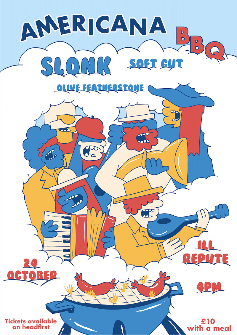 Soft Gut's Americana BBQ Matinee Show at The Ill Repute