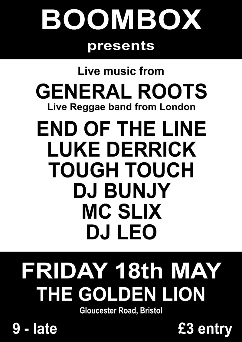Boombox Presents at The Golden Lion