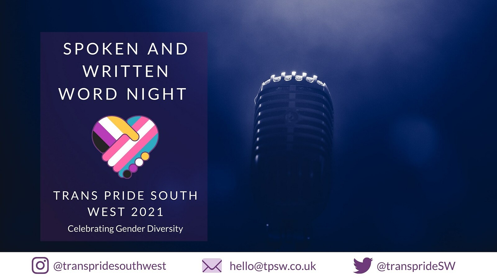 Trans Pride: Spoken and Written Word Evening at The Watershed