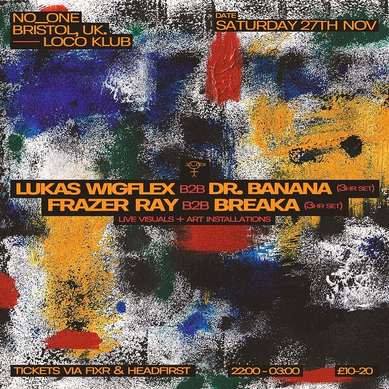 Lukas Wigflex b2b Dr Banana/ Frazer Ray b2b Breaka at Loco Klub