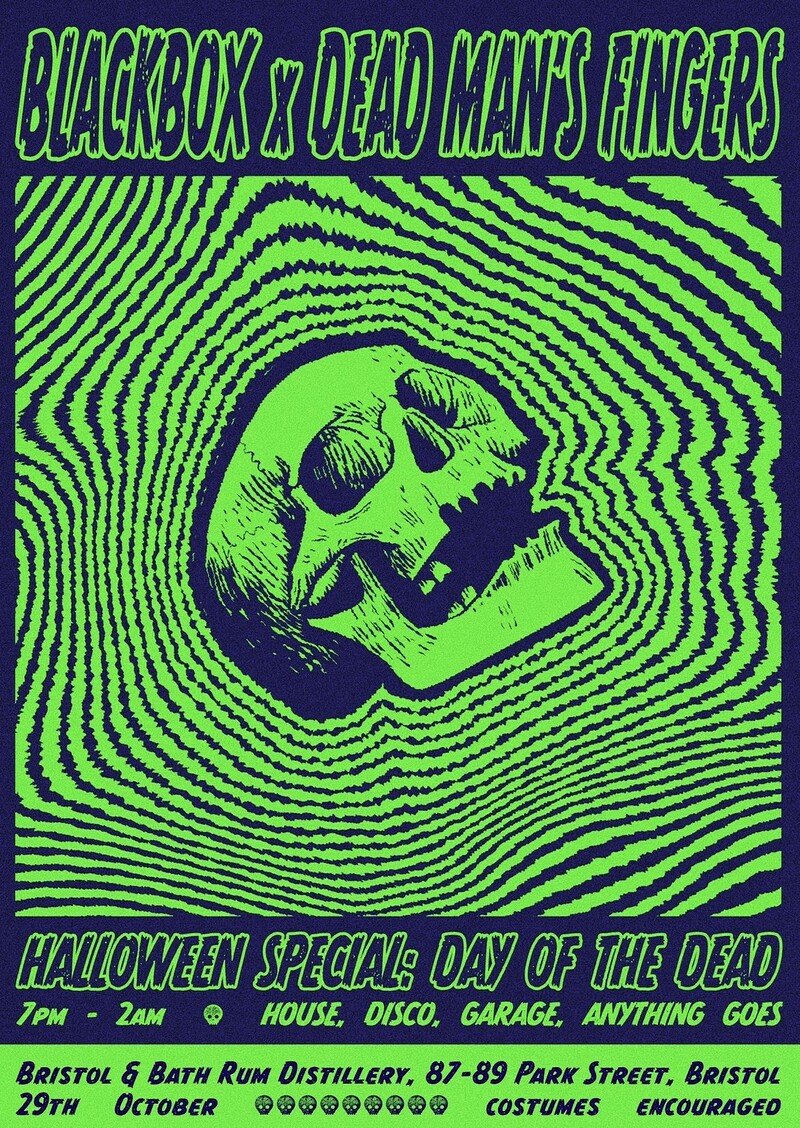 BlackBox X Dead Man’s Fingers: Day of the Dead at Bristol & Bath Rum Distillery, 87-89 Park Street