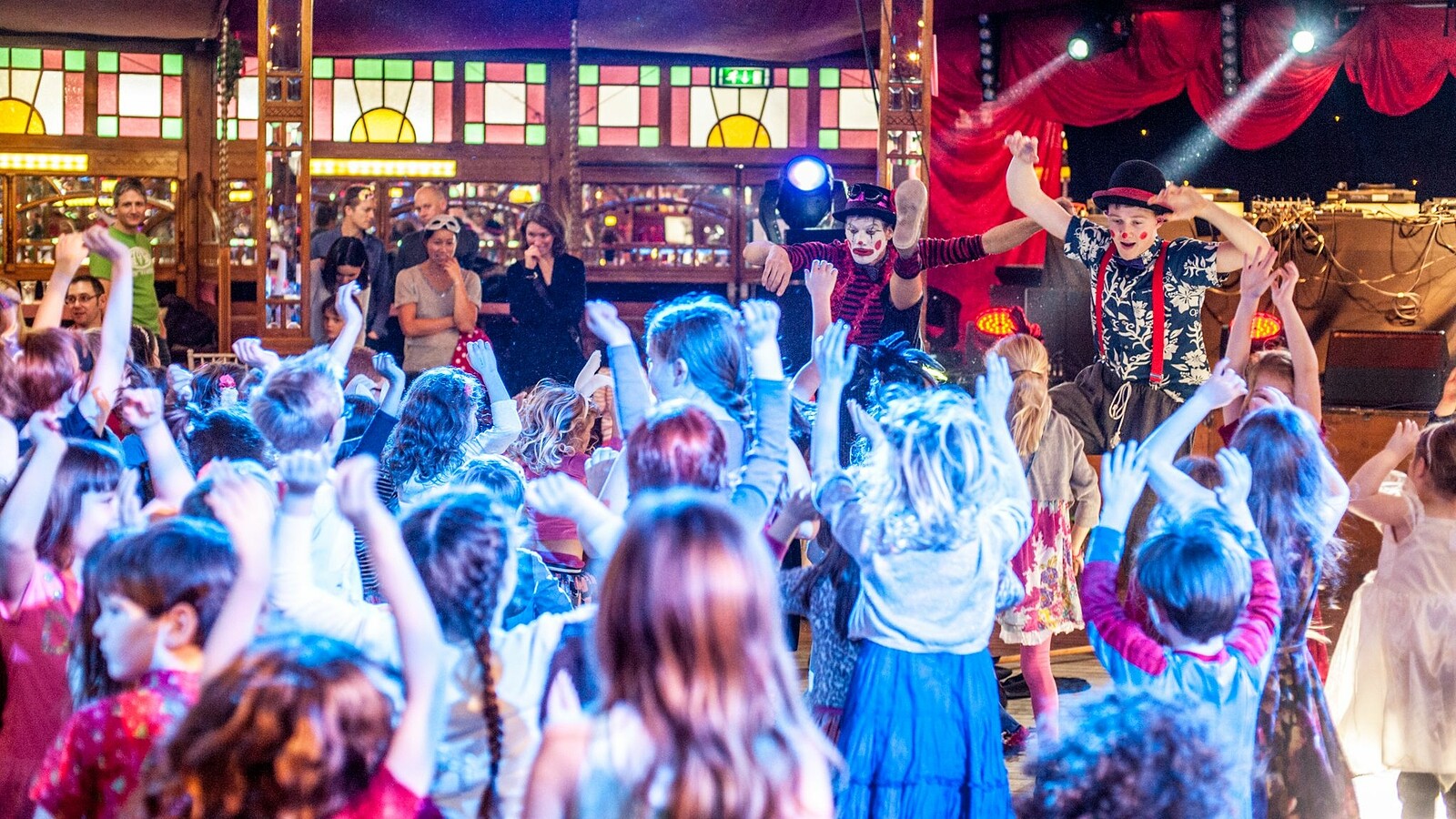 Spiegeltent Baby Disco at Christmas Spiegeltent