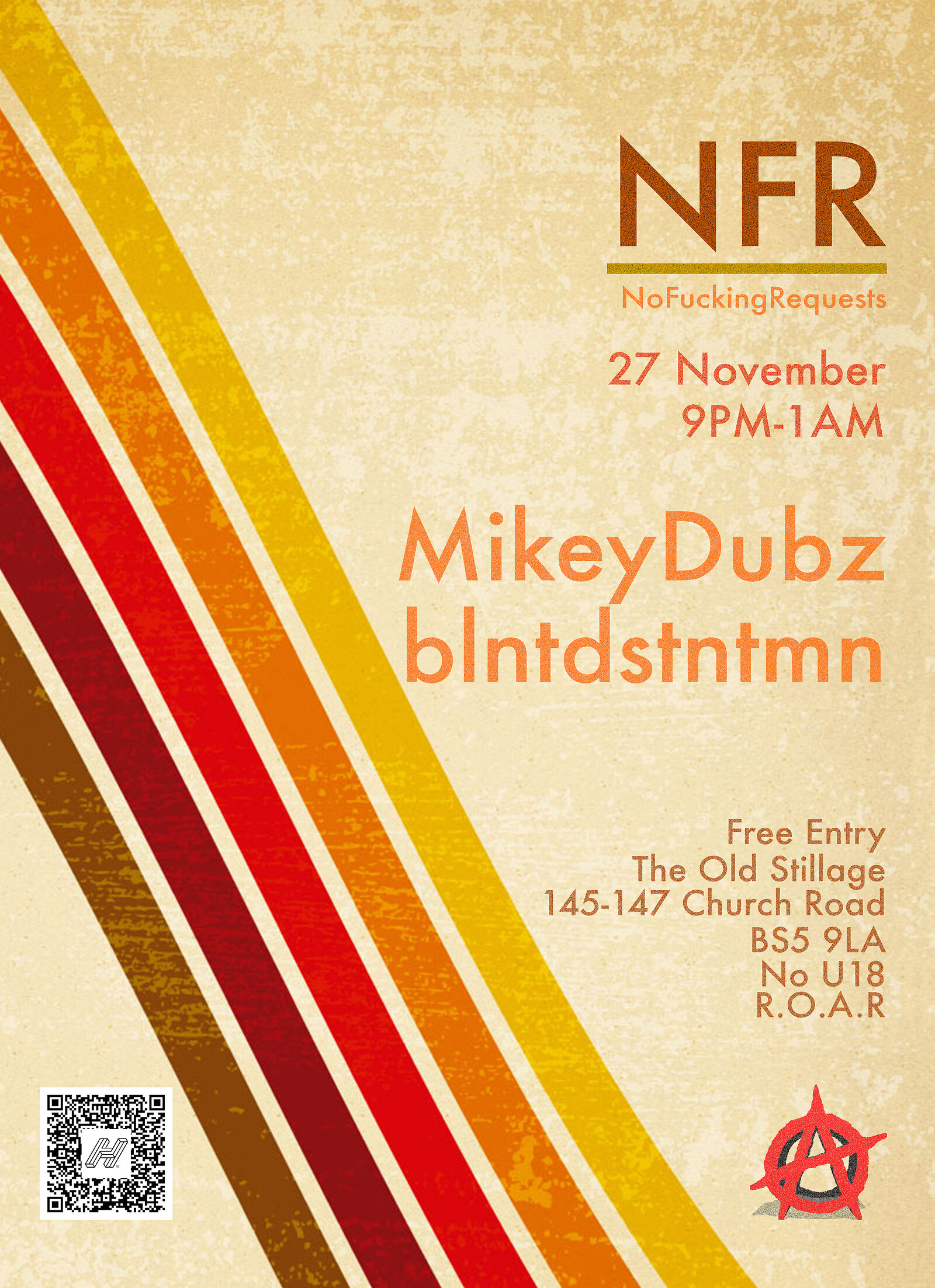 Anything Goes presents NFR at The Old Stillage