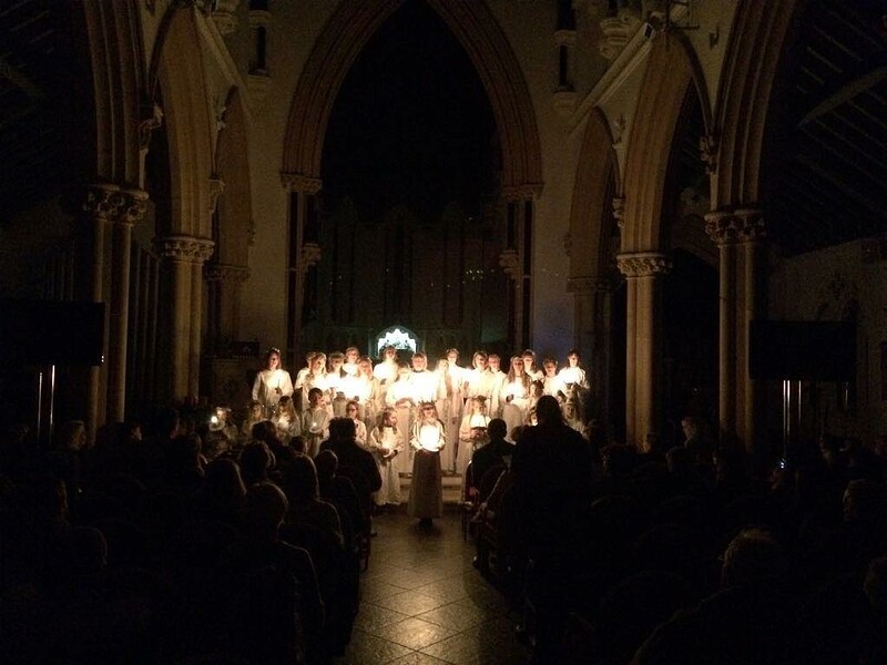 Lucialördag / Lucia saturday at St Marys Church, Stoke Bishop