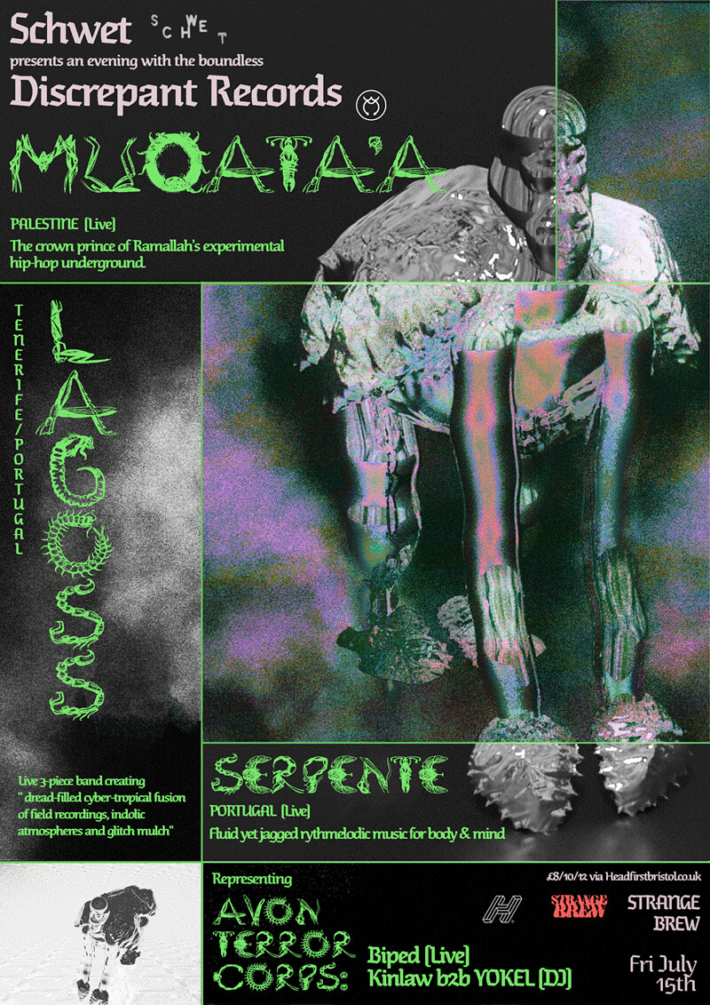 Schwet with Muqata'a, LAGOSS, Serepente, Biped etc at Strange Brew