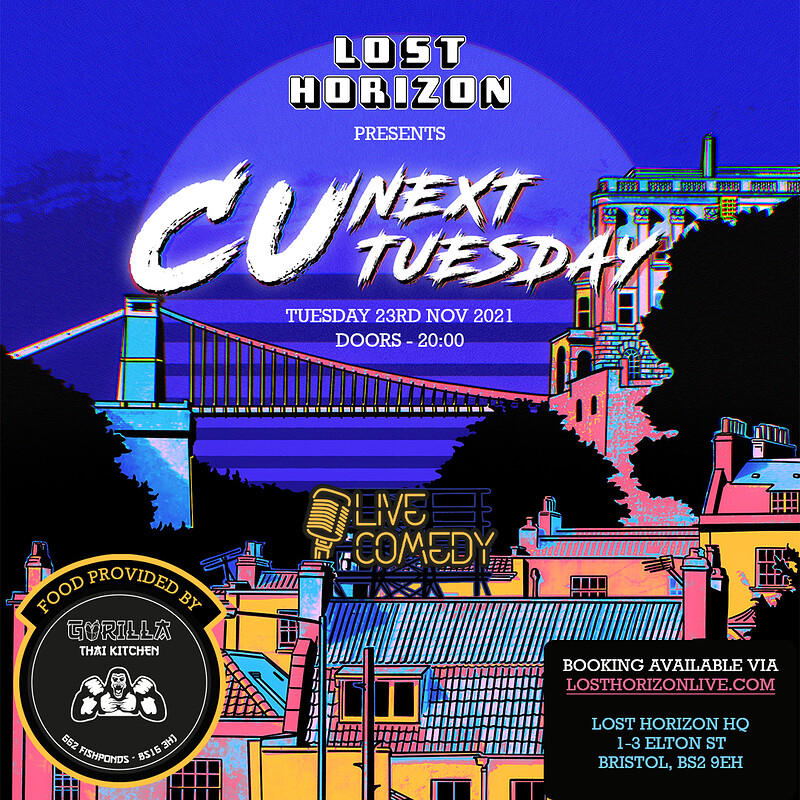 C U Next Tuesday at Lost Horizon