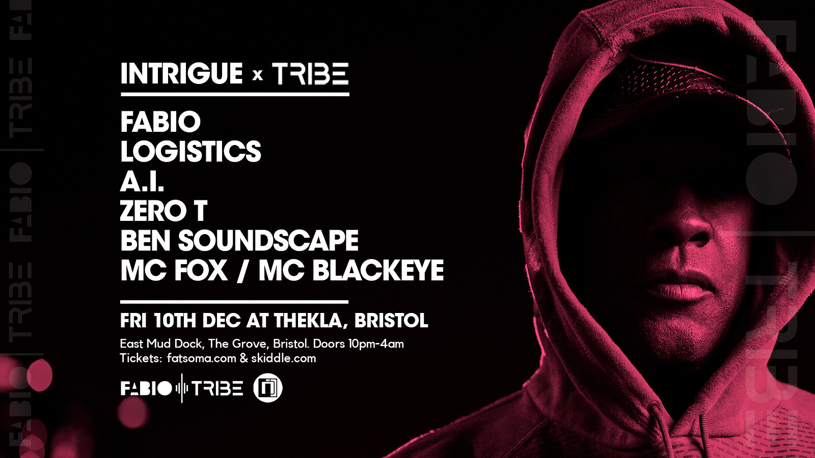 Intrigue x Tribe: Fabio, Logistics + more at Thekla