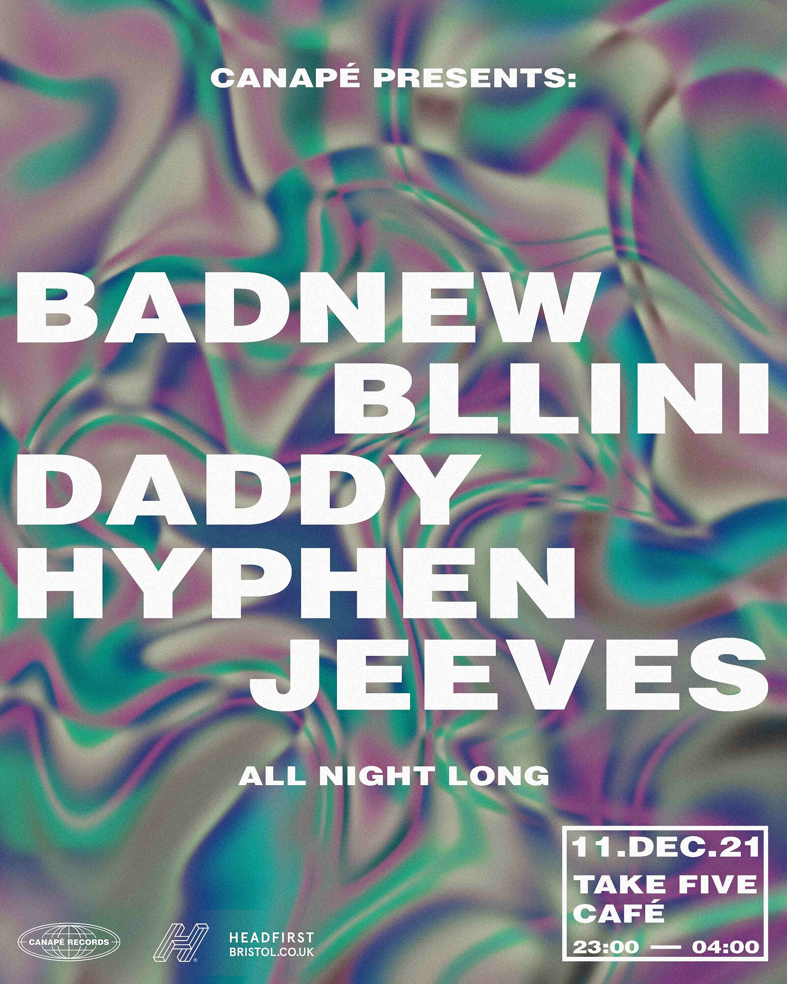 Canapé Residents: All Night Long at Take Five Cafe