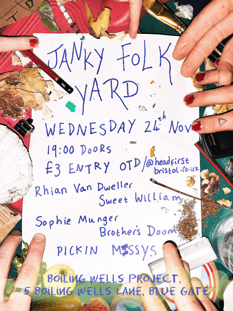 Janky Folk Yard at Boiling Wells Project