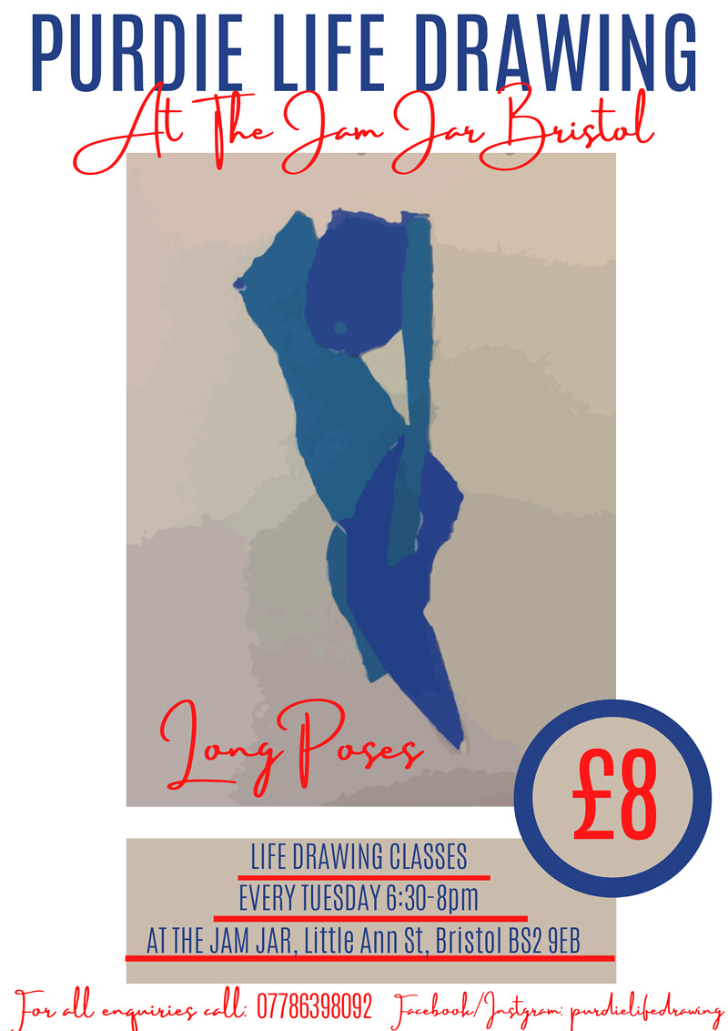 Long Pose Life Drawing at Jam Jar