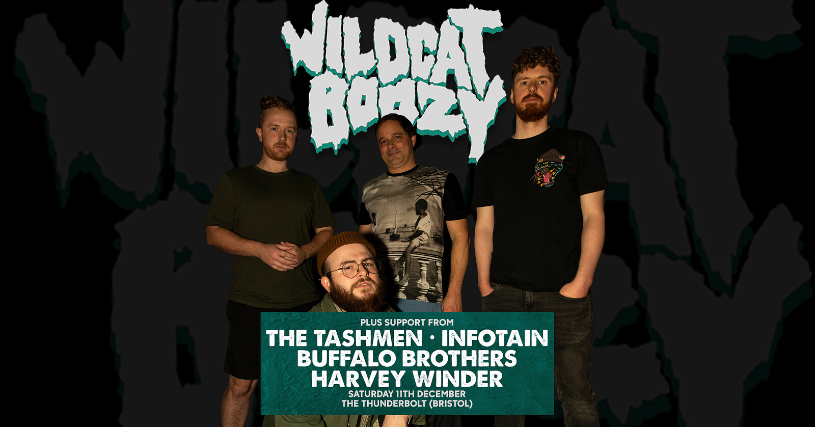 WE NEED BANDS | Wildcat Boozy + Support at The Thunderbolt