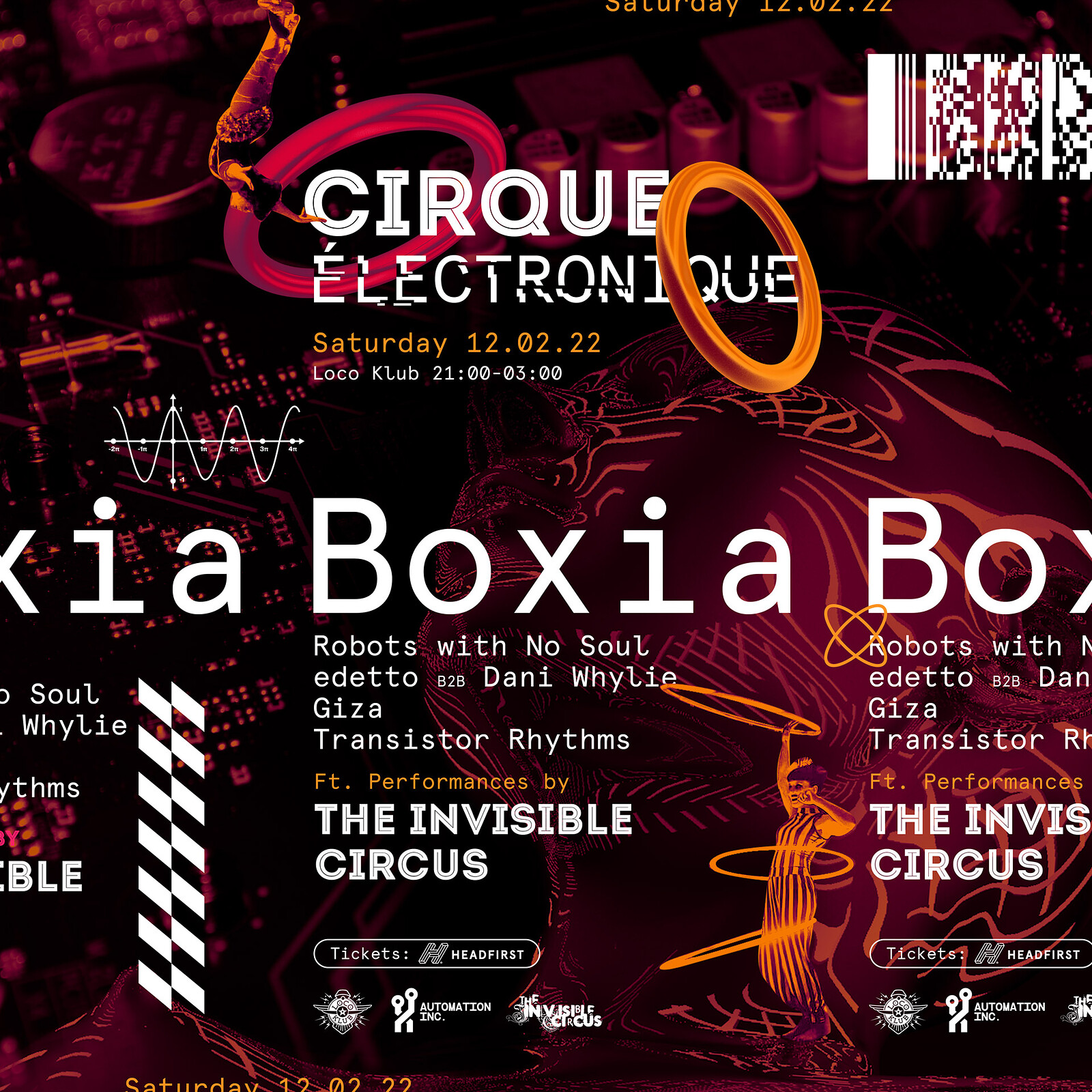 Cirque Électronique w/ Boxia at Loco Klub