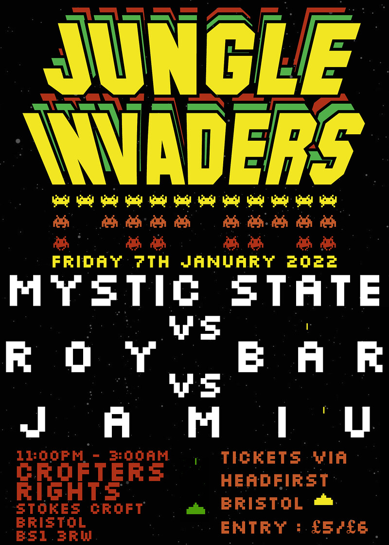 Jungle Invaders at Crofters Rights