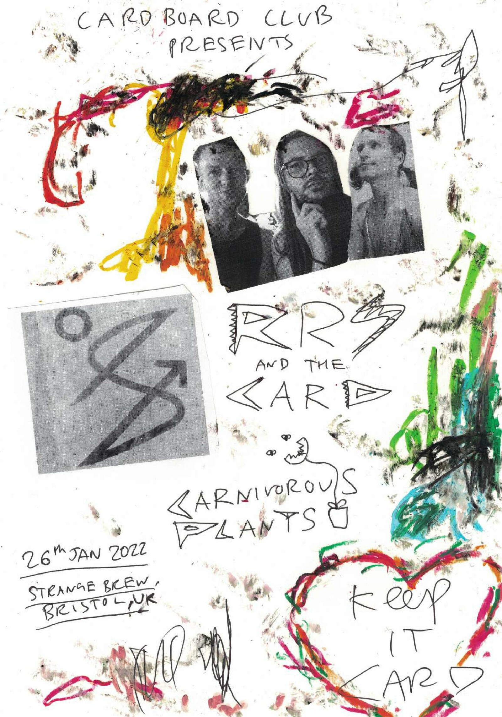 Cardboard Club w/ RRS, the Card+Carnivorous Plants at Strange Brew