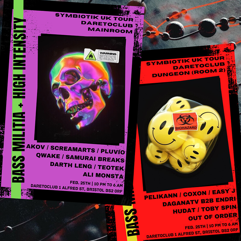 Akov / Screamarts / Pluvio UK Tour at Dare to Club