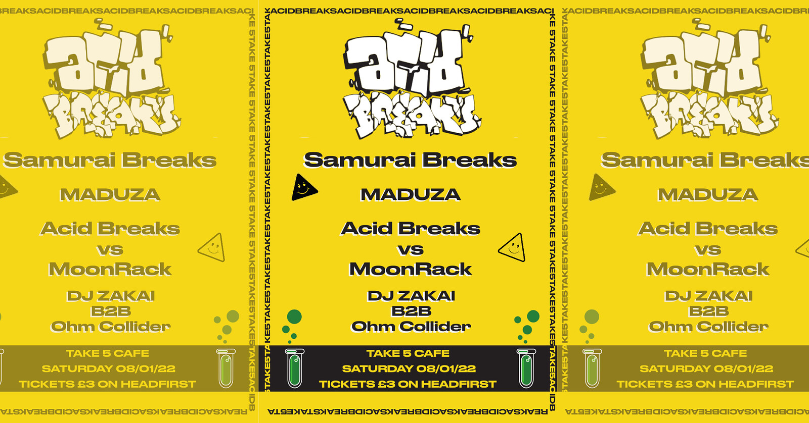 ACID BREAKS #2 at Take Five Cafe
