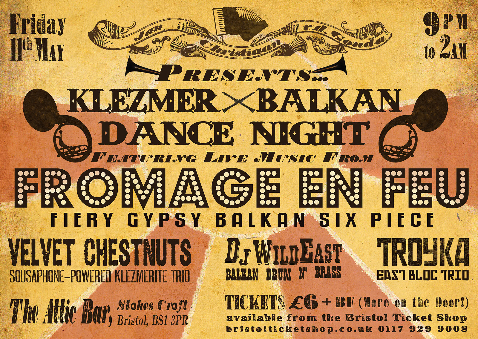 Klezmer Balkan Dance Night at The Attic