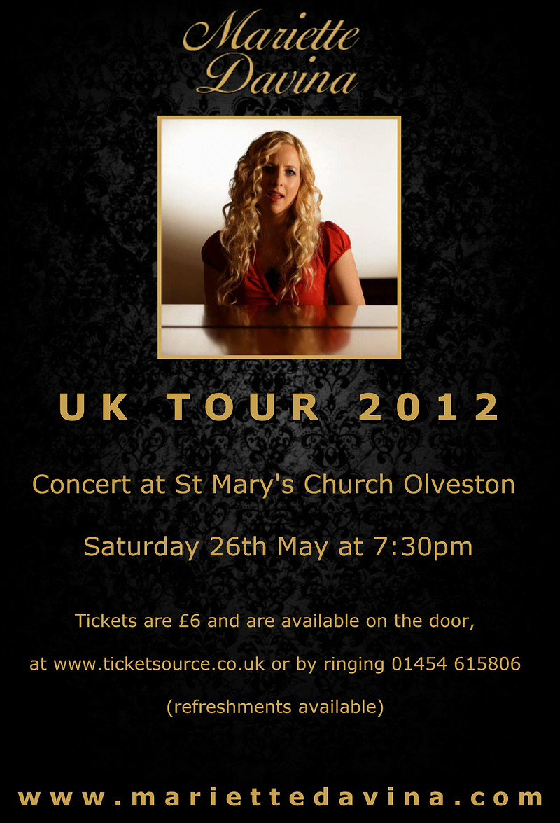 Mariette Davina at St Mary's Olveston Bs35