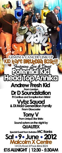 A Yah Suh Nice Kid Hype Bday at Malcolm X Bristol