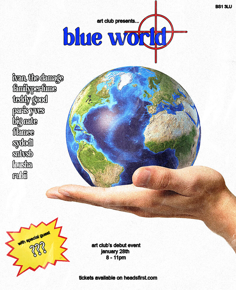 Blue World at art club