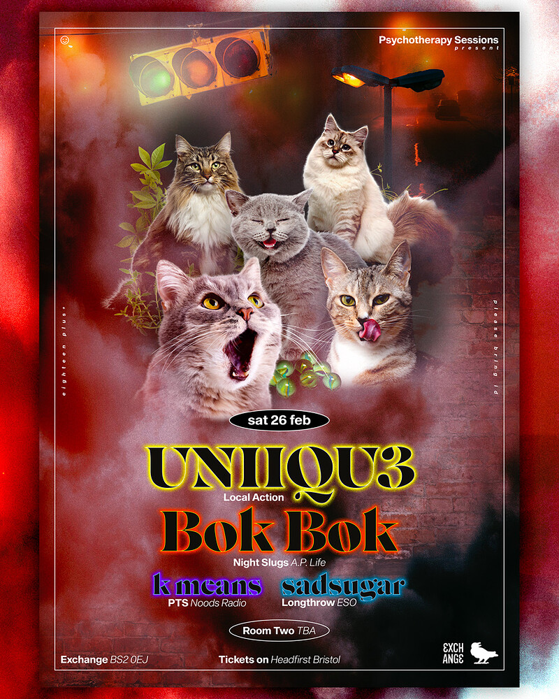 PTS ϟ UNIIQU3, Bok Bok, k means & sadsugar at Exchange