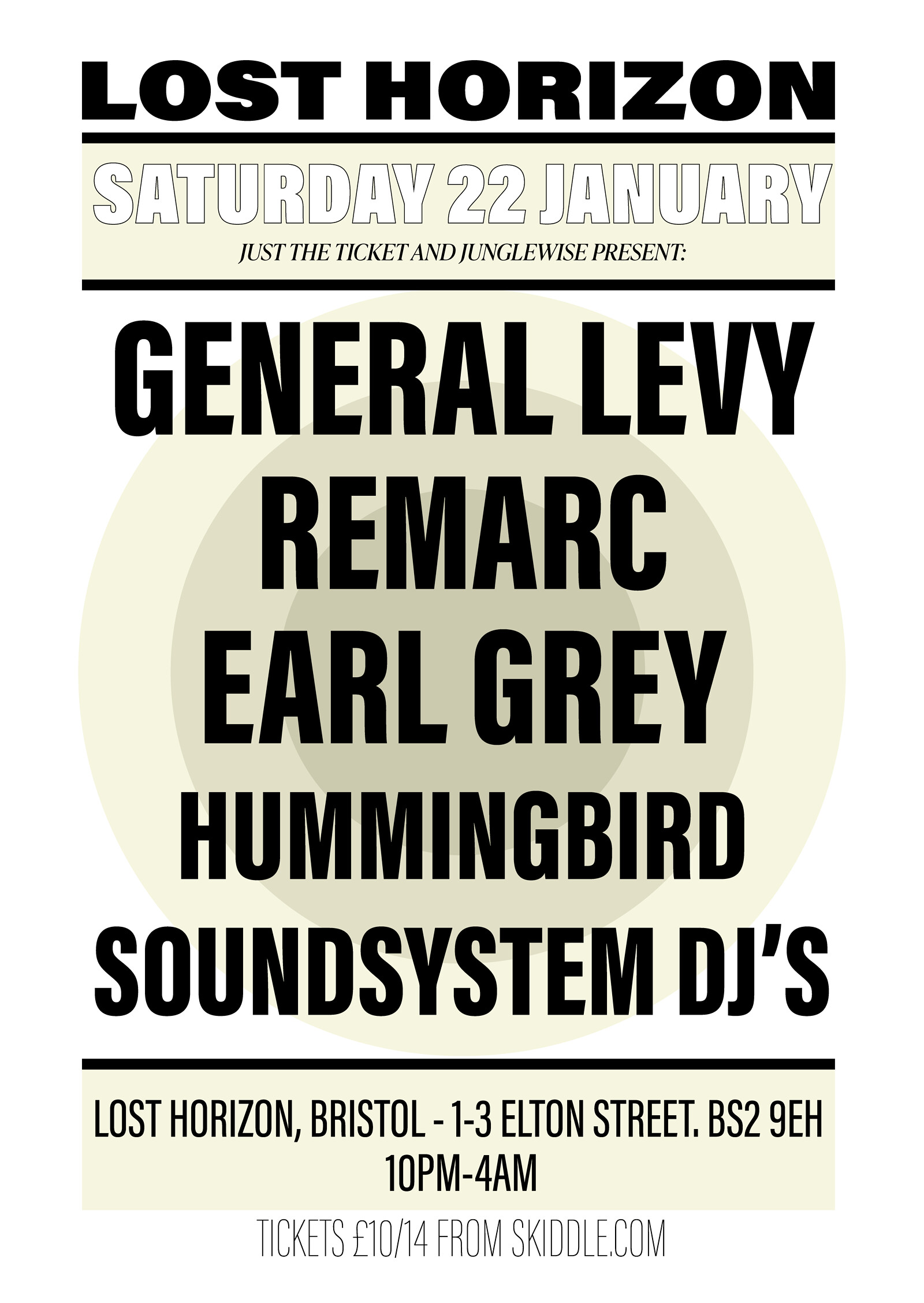 General Levy, Remarc & Earl Grey at Lost Horizon