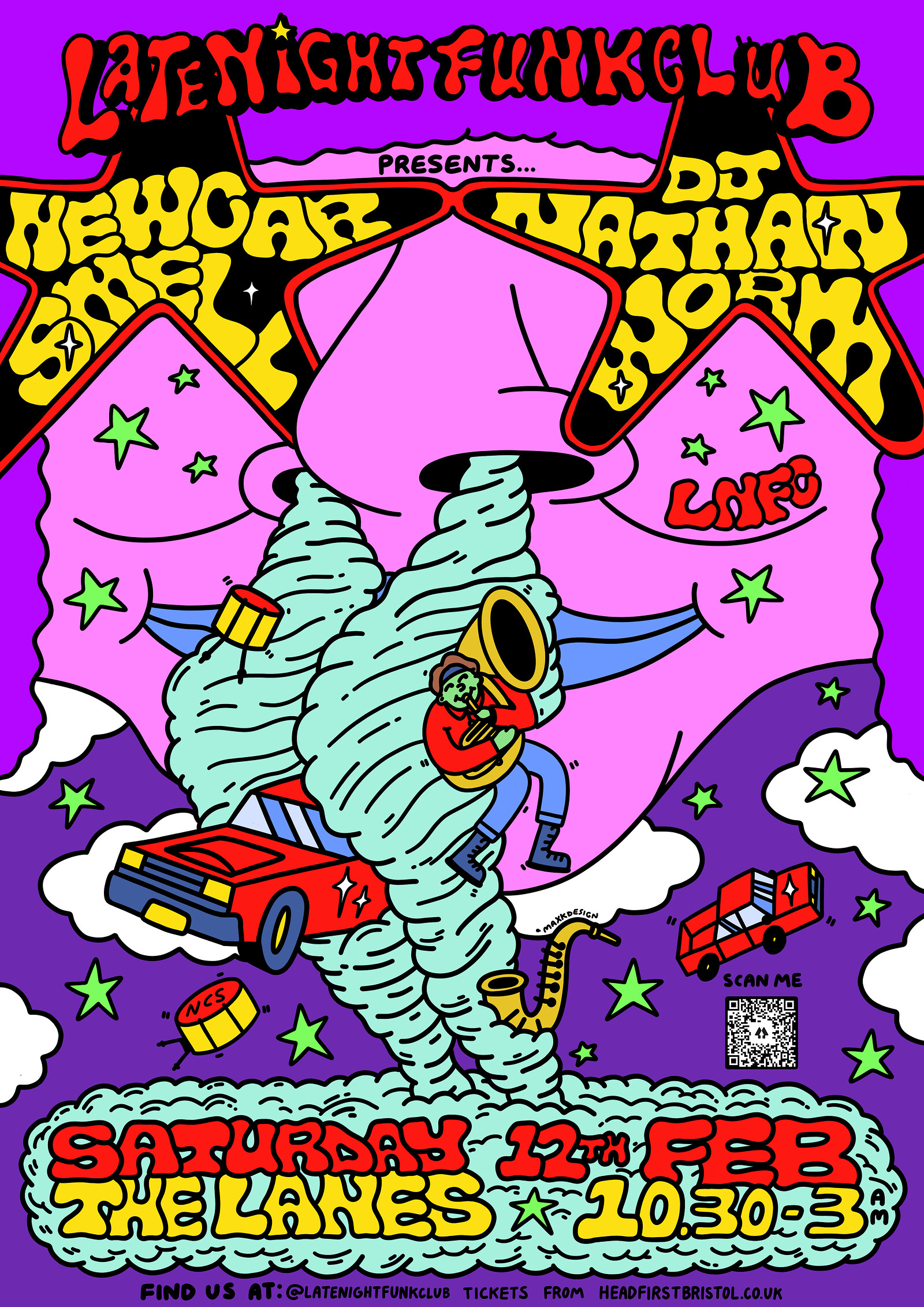 Late Night Funk Club: Bonkers Brass Trio + DJ at The Lanes