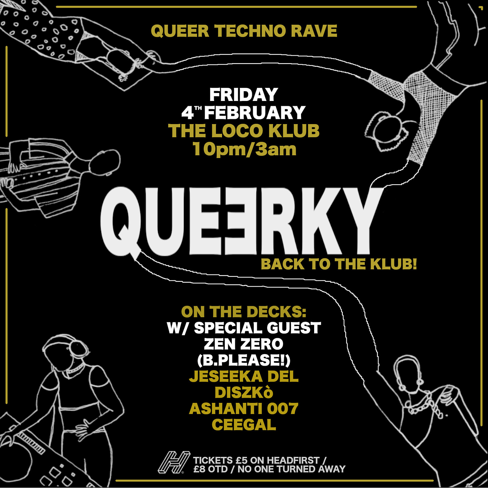 QUEERKY - Back to the Klub w/ Special Guest ZenZe at Loco Klub