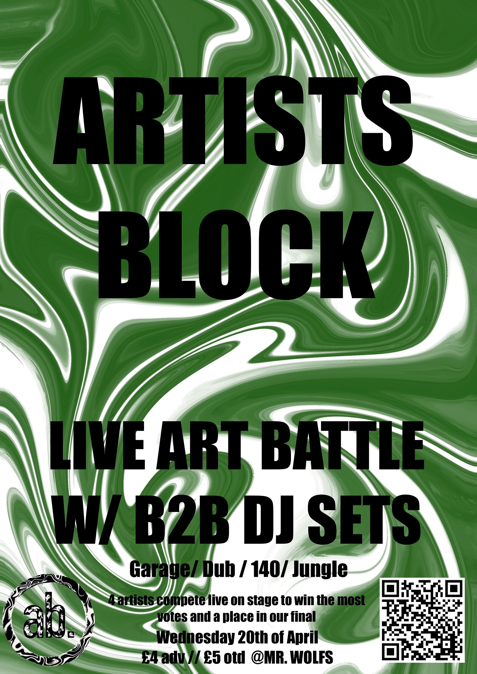 Artists Block - Heat 3 at Mr Wolfs