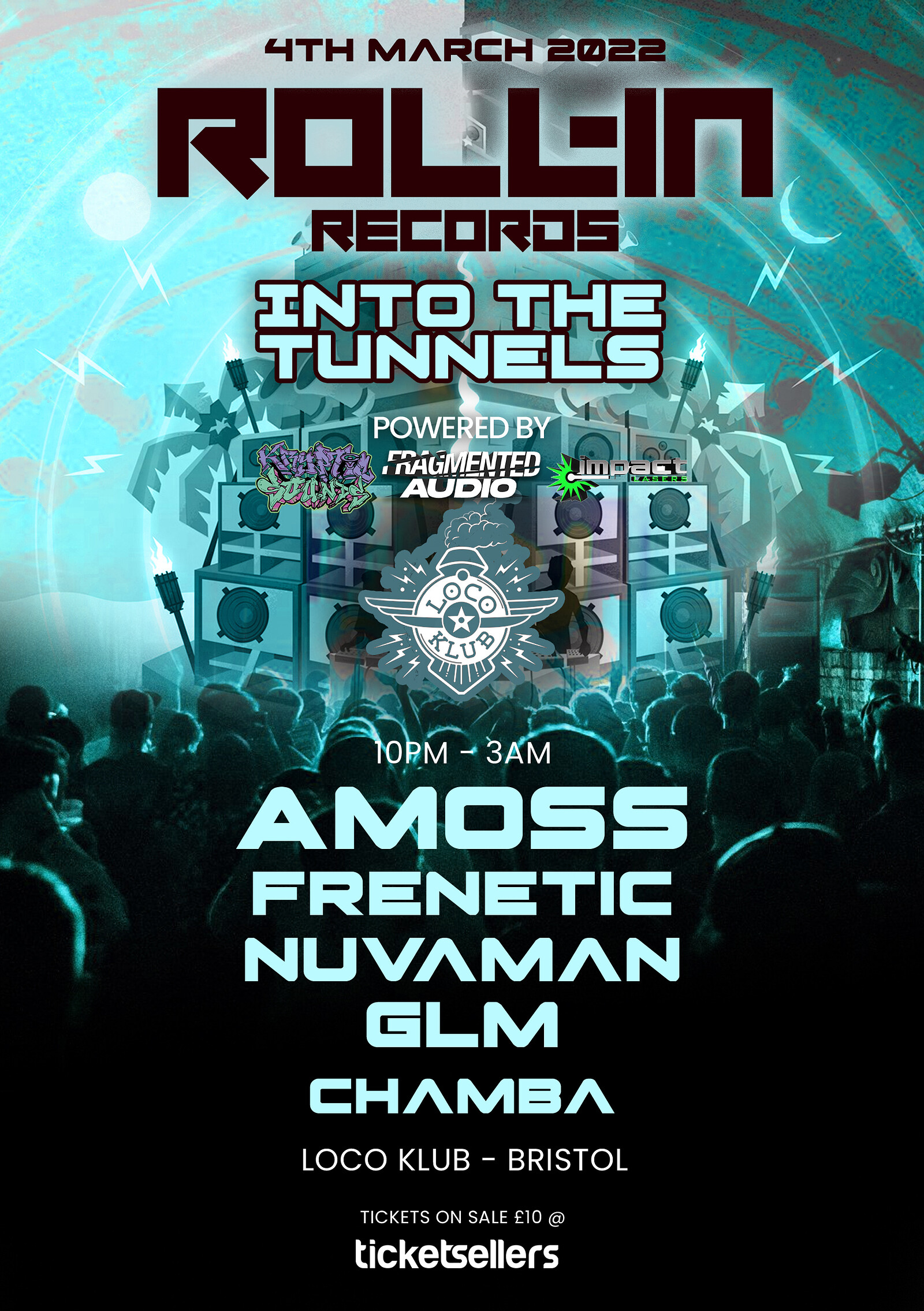 Roll-In Records - Into The Tunnels at Loco Klub