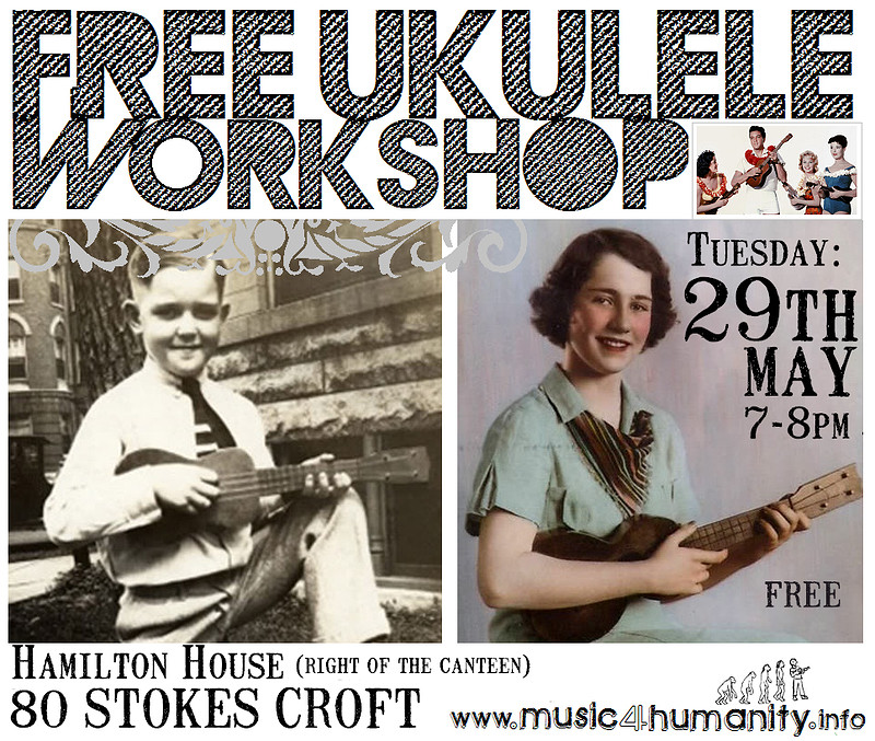 Free Ukulele Workshop at Hamilton House, 80 Stokes